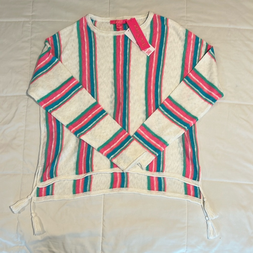 NWT Lilly Pulitzer Rozalia sweater in Paradise Island stripe